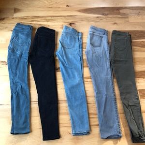 J Brand 27/28 skinny jeans pants lot
